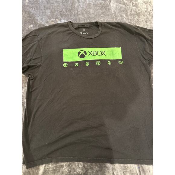 Xbox Other - Xbox Ripple Junction Graphic T-Shirt Men's 2X Black Gaming Icons Short Sleeve